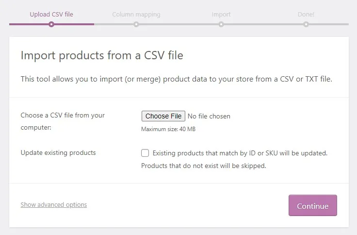 WooCommerce – How to Import Data From CSV Files